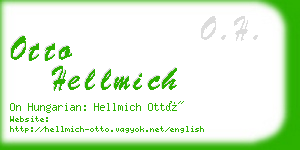 otto hellmich business card